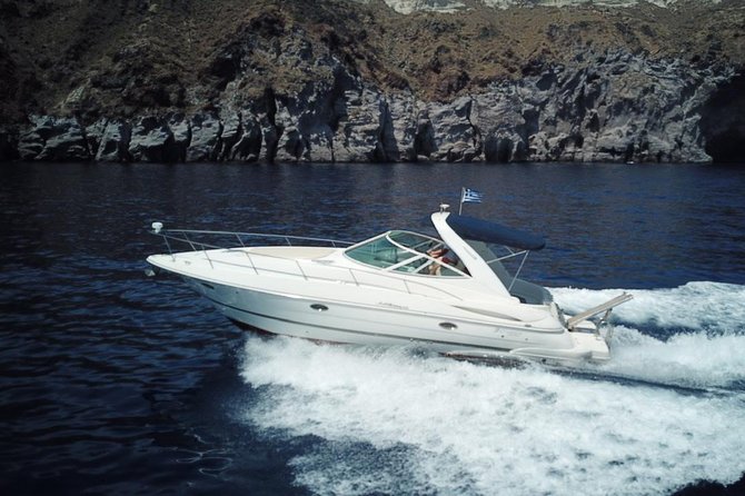 Explore Santorini’s volcano with Alex Private Boat Rental - The hot springs at Nea Kameni