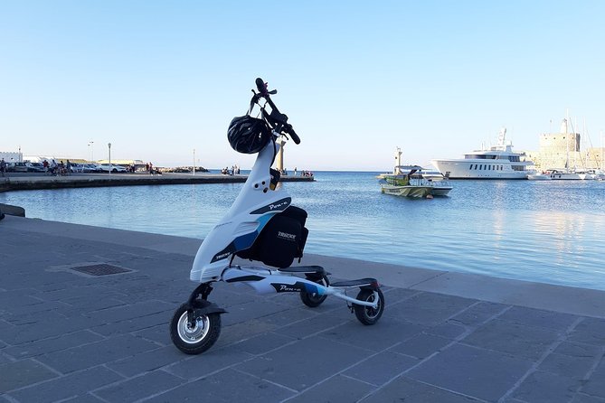 Explore the new town and the medieval town of Rhodes on scooters - 3 hours - How much history do you actually get?