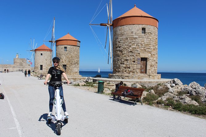Explore the new town and the medieval town of Rhodes on scooters - 3 hours - Starting near the Golden Corner supermarket