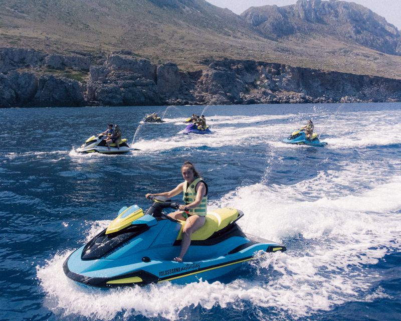 Falasarna: Jet Ski Safari to Balos Beach - Gramvousa and the shipwreck photo pass