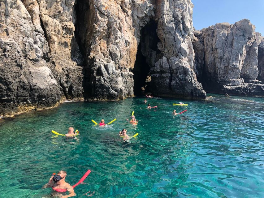 Faliraki: Boat Trip to Afantou Caves, Antony Quinn, Ladiko - Traganou Caves: an easy first swim