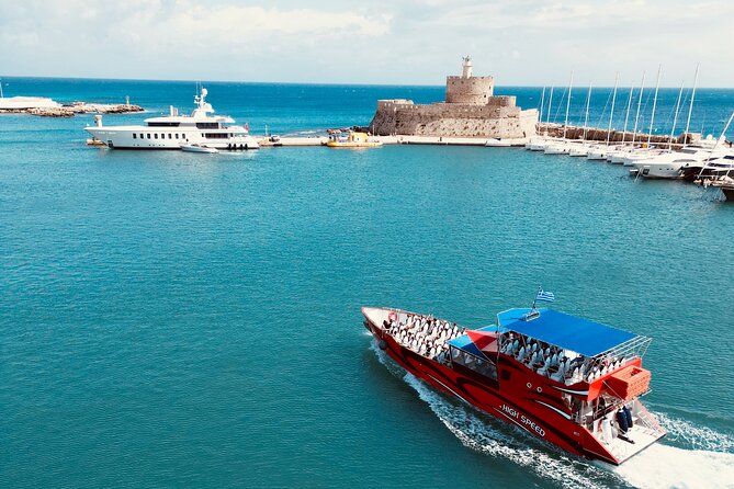 Fast Boat To Symi & St George's Bay Directly from Faliraki Beach - Three hours in Symi and the harbor of Gialos