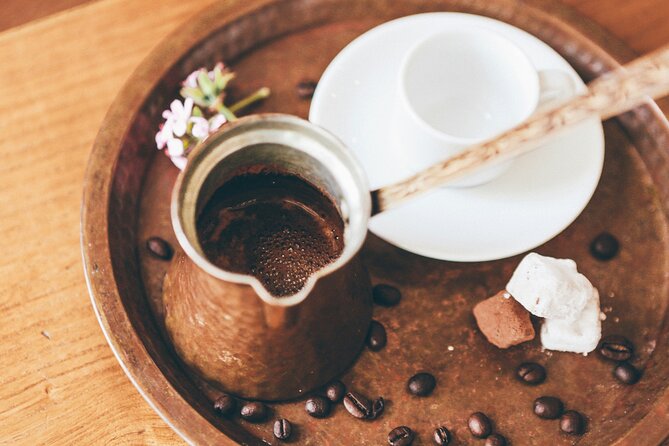 Food Tour in Mykonos - Famous Tastings - Greek coffee and mastiha at the Old Port