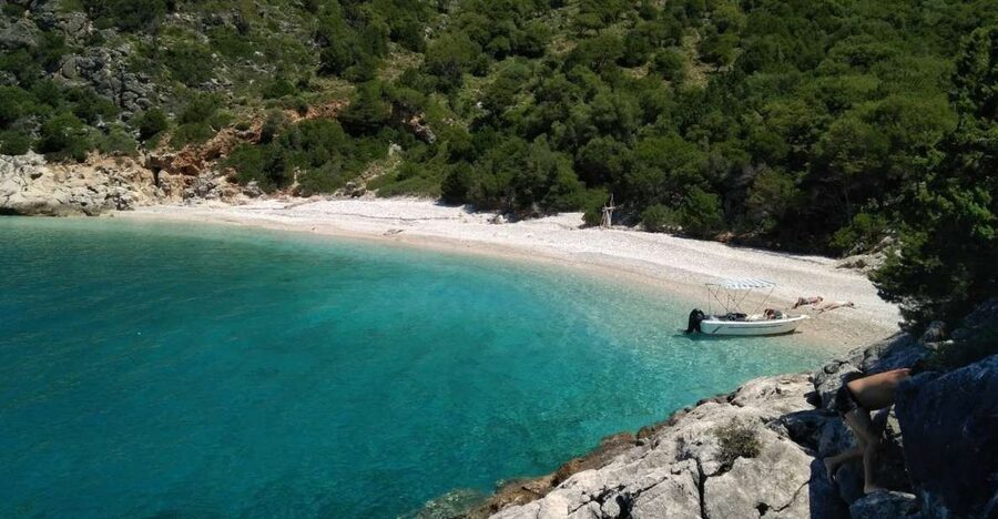 From Agia Effimia: Ithaca Cruise, Gidaki Beach, & Kioni Tour - Gidaki Beach: the first chance to swim