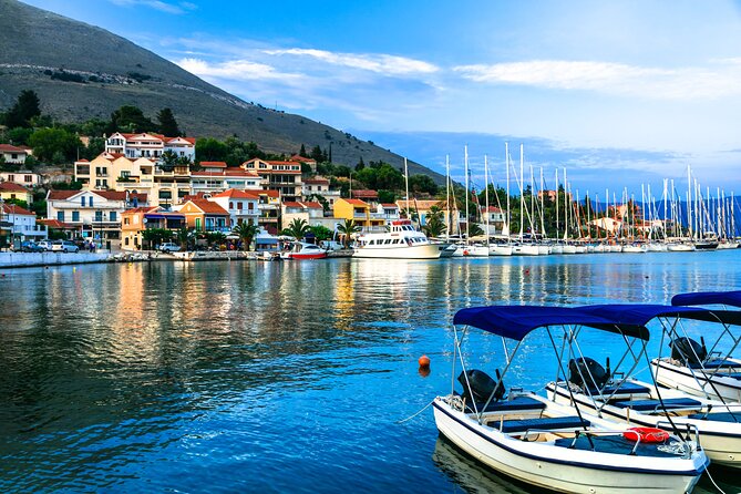 From Argostoli – Highlights of Kefalonia & Local Delights - Agia Efimia harbor: a useful pause by the water