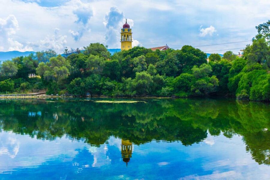 From Argostoli: Kefalonia Shore Excursion Highlights Tour - Agia Efimia, a gentler coastal pause