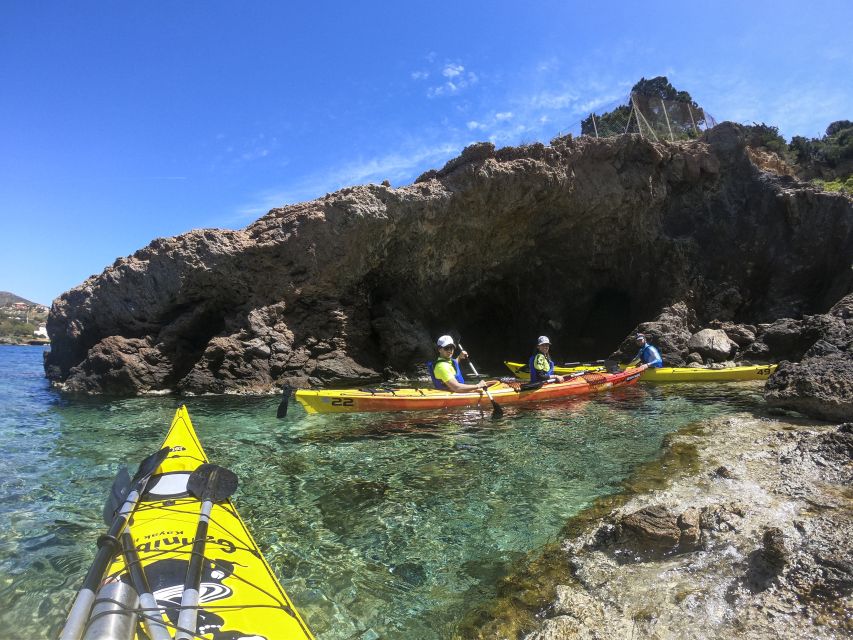 From Athens: Cape Sounion Guided Kayaking Tour with Lunch - Getting fitted with a sea kayak