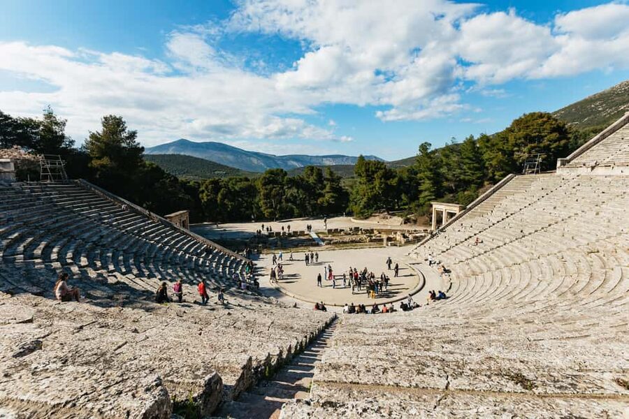 From Athens: Mycenae, Nafplio and Epidaurus Guided Tour - The Corinth Canal: fifteen minutes with a huge view
