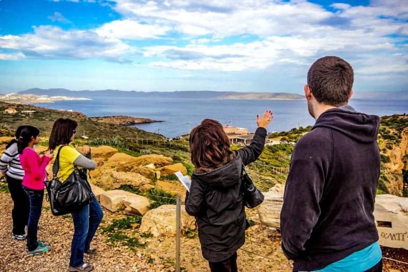 From Athens: Temple of Poseidon & Cape Sounion Half-Day Tour - Arriving at the Temple of Poseidon