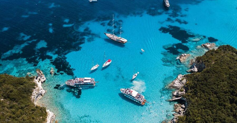 From Benitses/Lefkimmi: Paxos, Antipaxos & Caves Day Cruise - Leaving Benitses or Lefkimmi