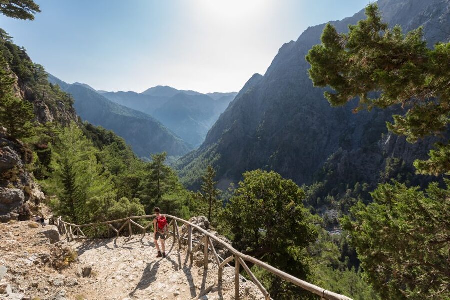 From Chania/Rethymno: Samariá Gorge Guided Hike with Pickup - Agia Roumeli: Lunch and a Swim
