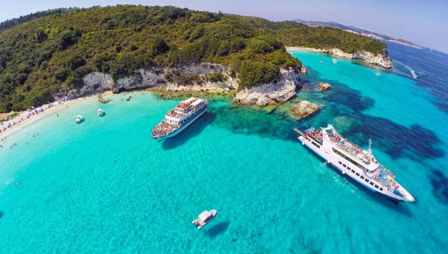 From Corfu Island: Antipaxos & Paxos Blue Caves Boat Cruise - Key points to know before booking
