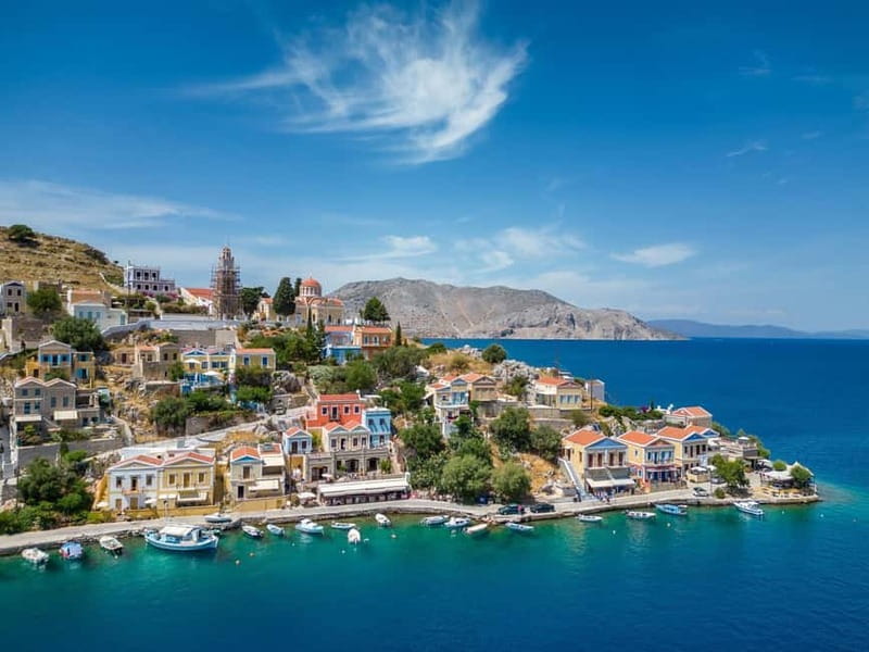 From Faliraki: High Speed Boat to Symi and St. George’s Bay - Symi Town: Three Hours Beside the Harbor