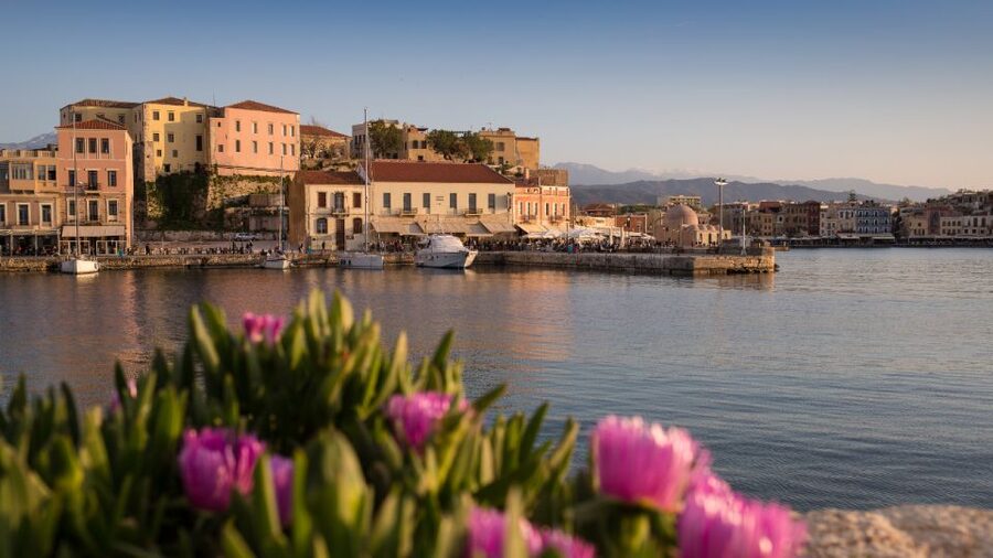 From Heraklion: Chania Town, Kournas Lake, and Rethymno Tour - Chania: 2.5 hours around the old harbor