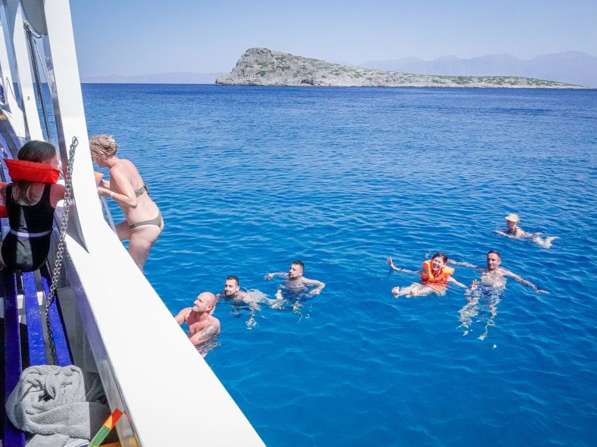 From Heraklion: Elounda, Kolokitha, and Spinalonga Boat Trip - What food and drinks are really included