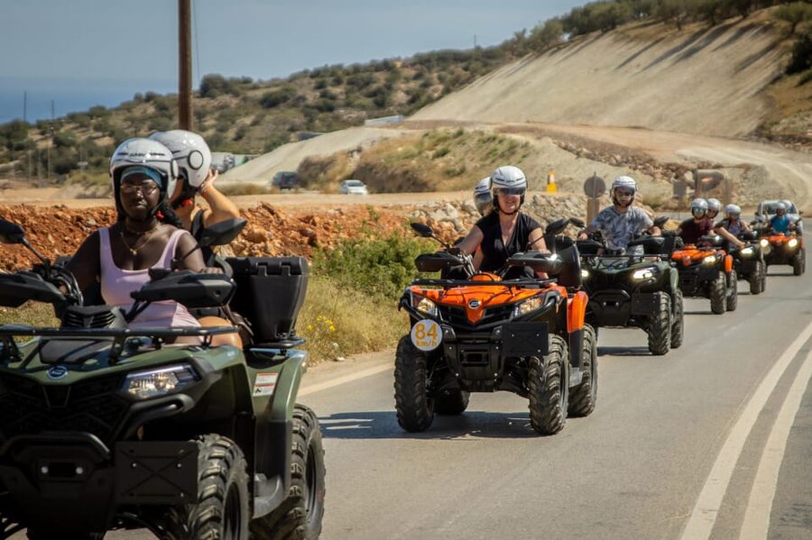 From Heraklion: Quad Safari Wild Crete Day Tour - One hour along the Hersonissos coast