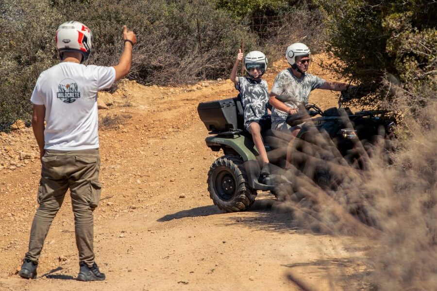 From Heraklion: Quad Safari Wild Crete Day Tour - Getting started in Hersonissos