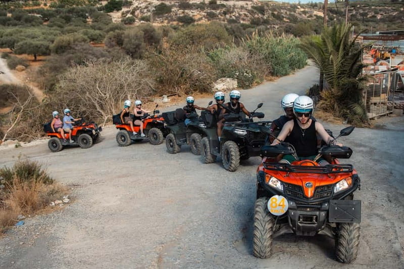 From Heraklion: Quad Safari Wild Crete Evening Tour - Getting started in Hersonissos: safety before speed