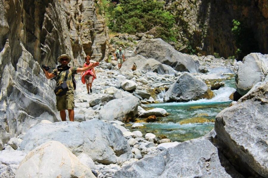 From Heraklion: Samaria Gorge & Agia Roumeli Hiking Day Trip - Omalos Plateau and the start of the trail