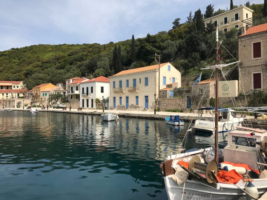 From Kefalonia: Ithaca Island Full-Day Bus Tour - Kioni: Two Hours for Lunch by the Harbor
