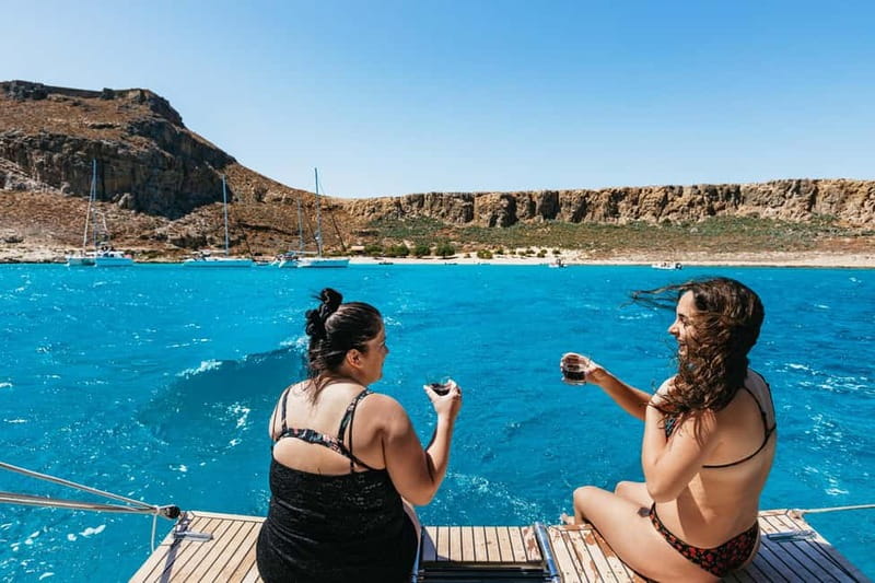 From Kissamos: Balos Gramvousa Sailing Cruise with Lunch - Boat comfort, crew service, and the small-group feel
