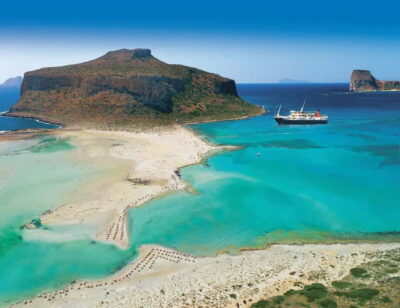 From Kissamos Port: Boat Cruise to Balos Lagoon & Gramvousa