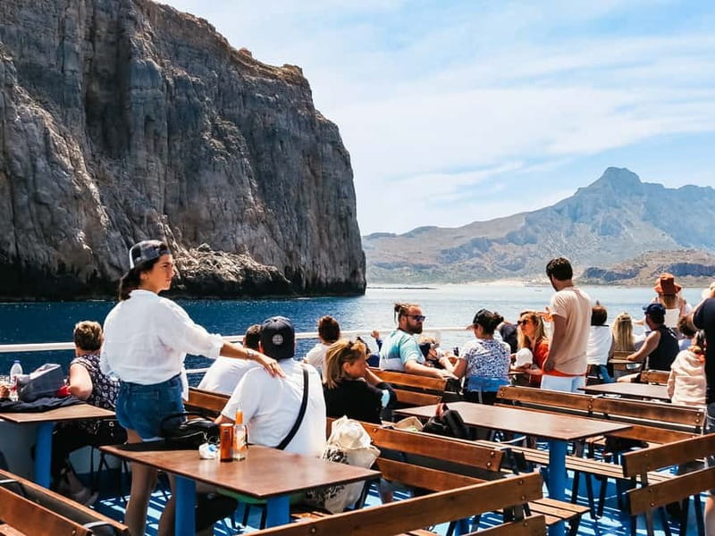 From Kissamos Port: Boat Cruise to Balos Lagoon & Gramvousa - Balos Lagoon and its shallow emerald water