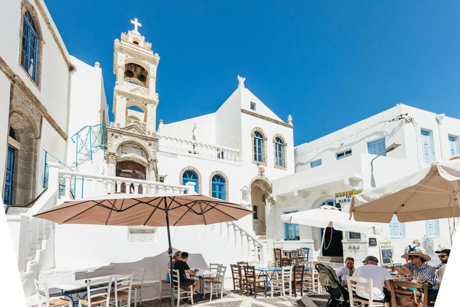 From Kos: Nisyros Island Volcano and Panagia Spiliani - How the organization works on a busy day
