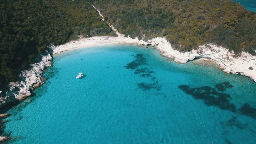 From Lefkimmi: Corfu, Kavos Party Booze Cruise - The Blue Lagoon stop gives the cruise its best balance
