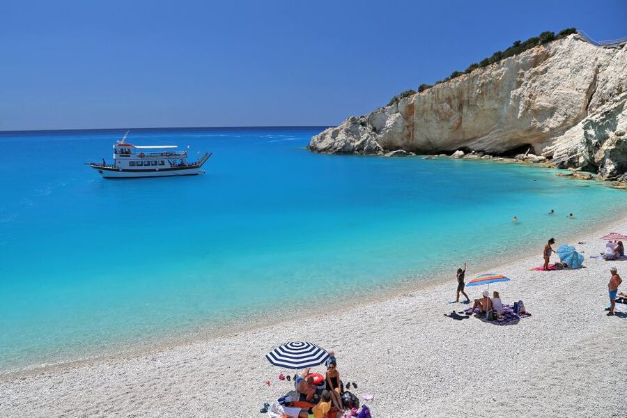 From Nydri: Boat to Kefalonia and Ithaki with Swim Stops - Lefkada’s famous beaches from the sea