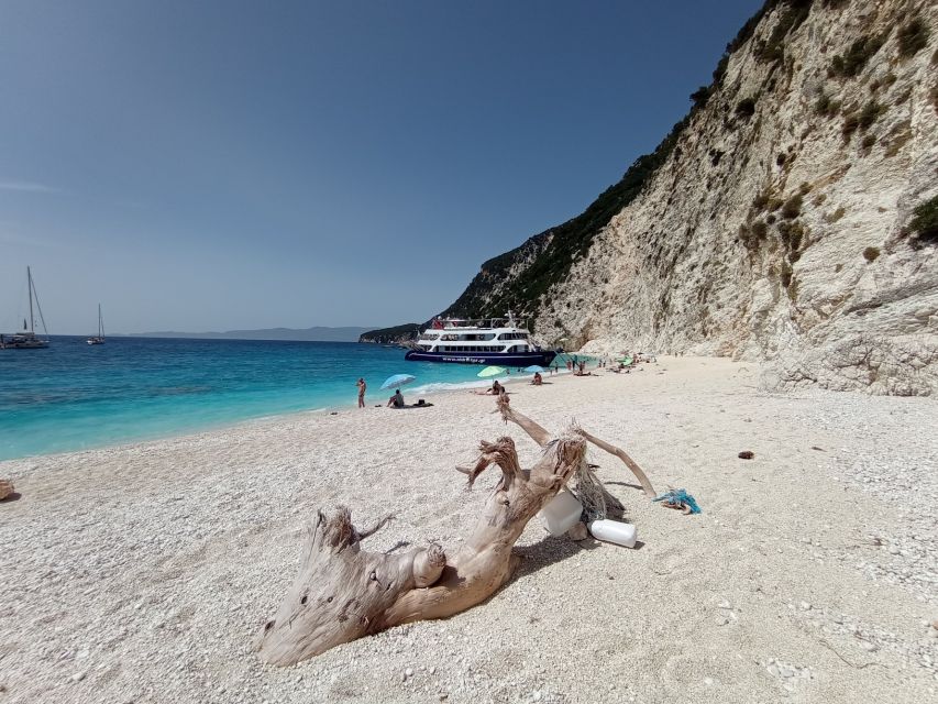 From Nydri: Boat to Kefalonia and Ithaki with Swim Stops - How much time do you really get at each stop?