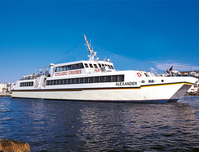 From Paros: Mykonos Full-Day Trip by Catamaran - Leaving Paros by catamaran