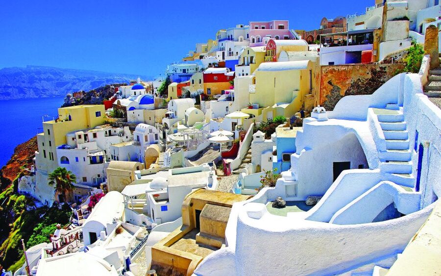 From Paros: Santorini full-Day Trip - Fira gives you the classic Santorini view