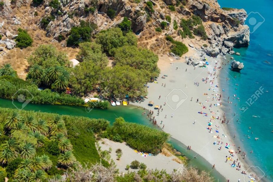 From Rethymno/Chania: Day Trip to Preveli Palm Beach - Kourtaliotiko gorge brings a different kind of beauty