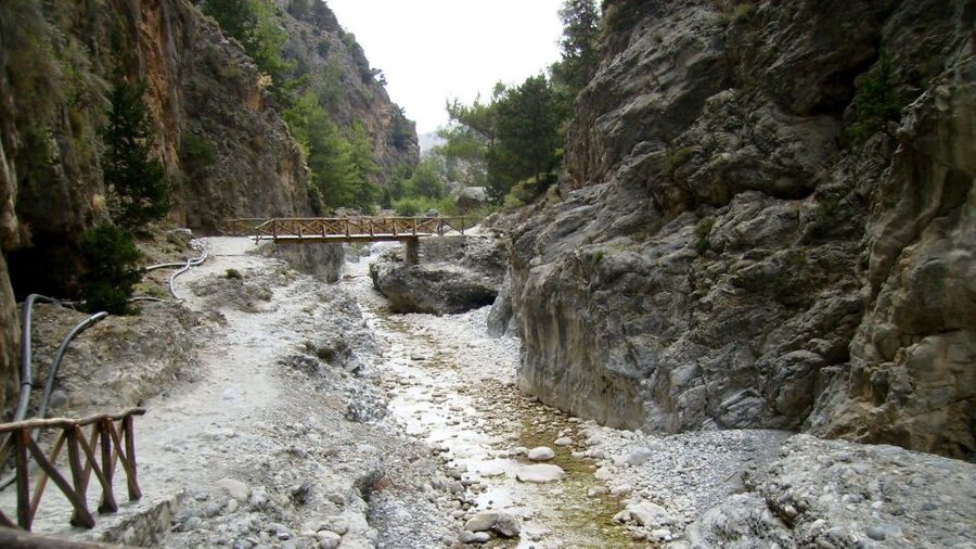 From Rethymno/Chania: Imbros Gorge Hike - Komitades, the meeting point, and the wait for the bus