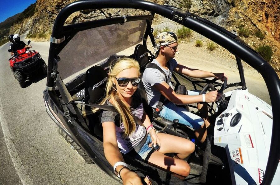 From Rethymno: Half-Day Off-Road Buggy Safari - The driving experience and group size