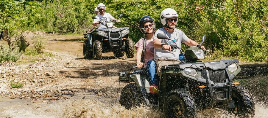 From Rethymno: Half-Day Quad Bike Safari - Riding through Maroulas and the first mountain views