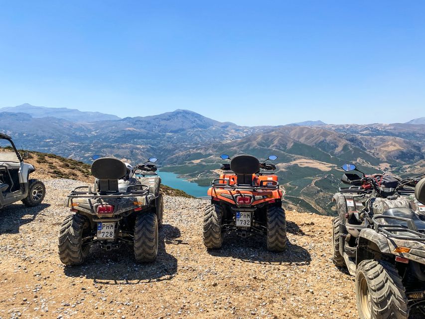From Rethymno: Half-Day Quad Bike Safari - The final stretch through dirt, water, and village roads