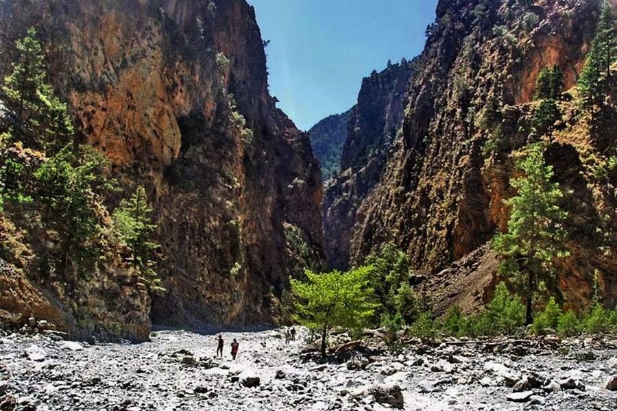 From Rethymno: Samaria Gorge Full-Day Trek, Pickup & Guide - The famous narrow rock sections