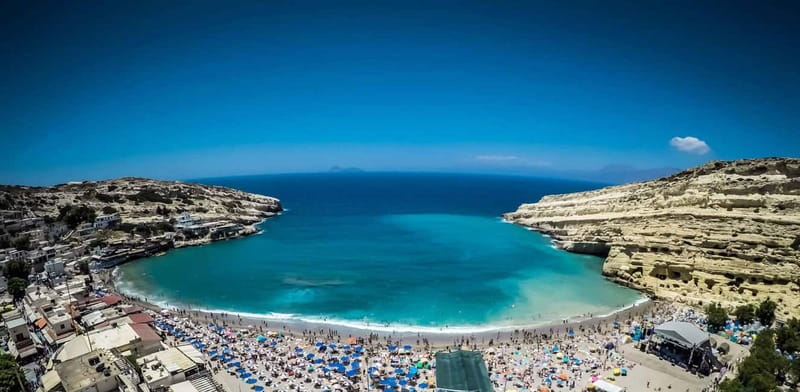 From Rethymno: Spili, Agia Galini, and Matala Tour - Agia Galini and the south-coast harbor