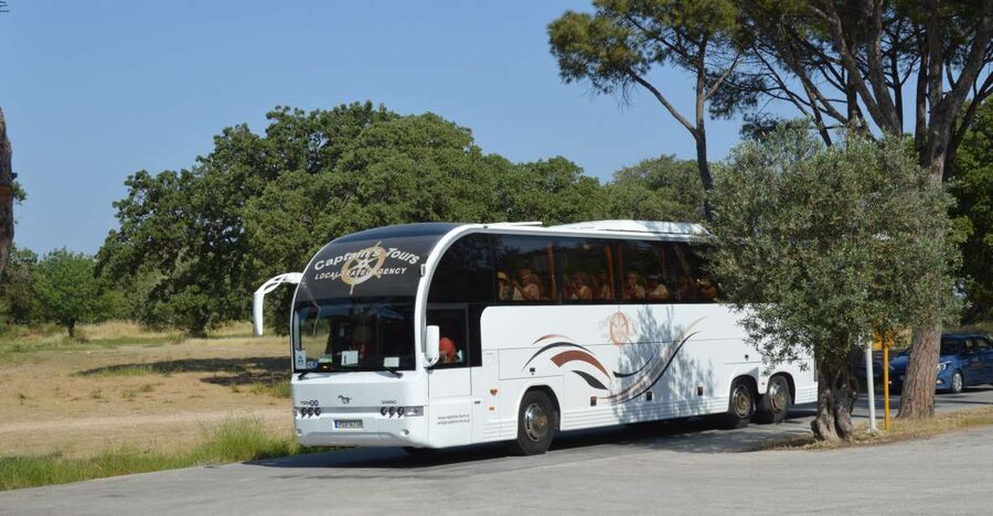 From Rhodes: Bus Tour to Lindos and the Seven Springs - The drive to Lindos and its hilltop setting