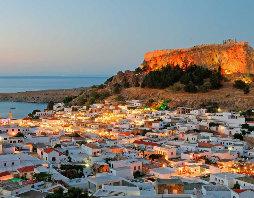 From Rhodes City: Evening Bus Trip To Lindos - Whitewashed lanes, shops, and an evening meal