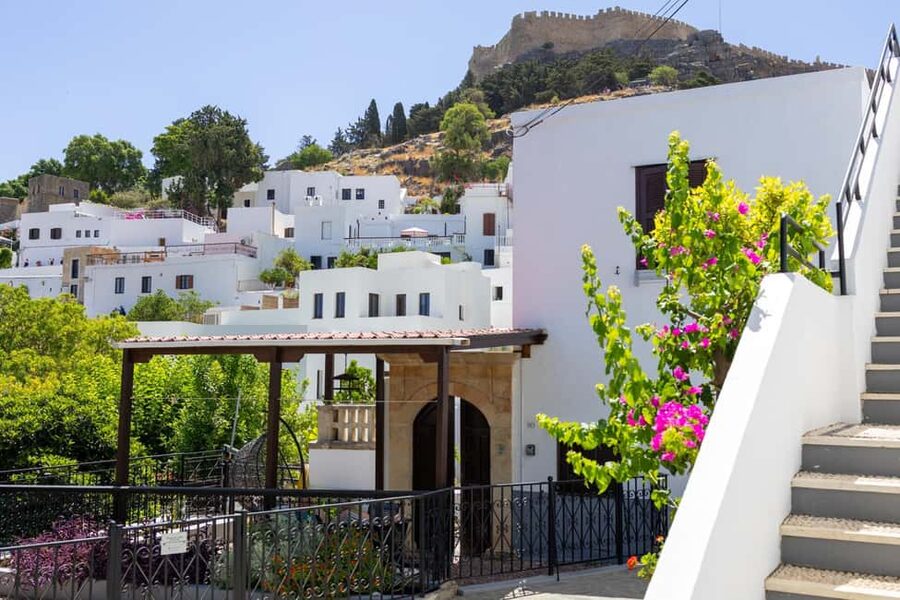 From Rhodes Town: Day Trip to Lindos - The road south, with a photo stop above Lindos