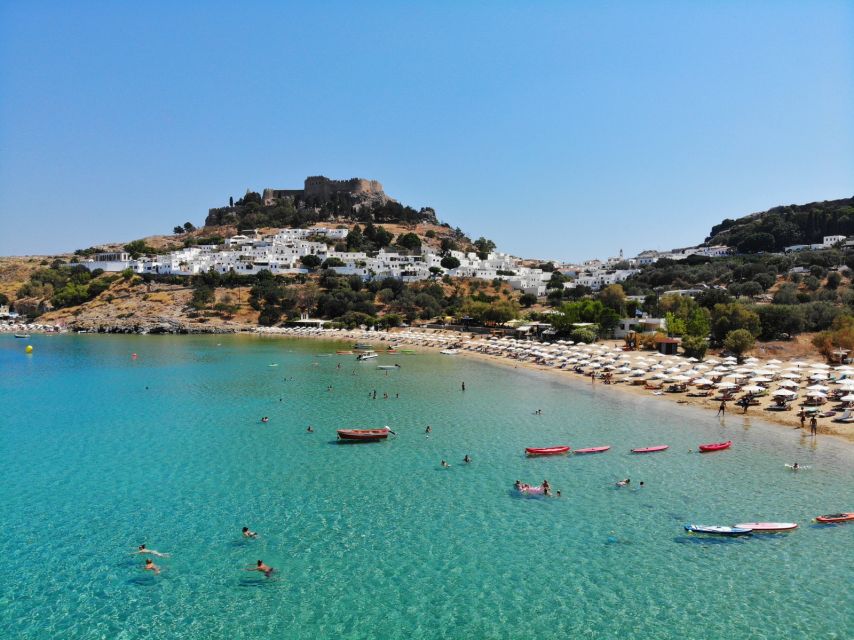 From Rhodes: Yacht Cruise to Lindos with Lunch and Drinks - Food, drinks, and the value of the $124 fare