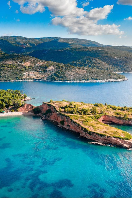 From Skiathos:Skopelos & Alonissos Boat Trip with Highlights - Milia Beach, clear water, and the day’s easiest rest