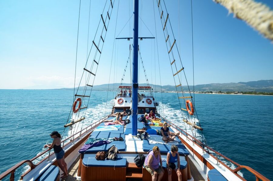 From the Port of Kos: Full Day Boat Cruise to 3 Islands - What this Kos boat trip is really like