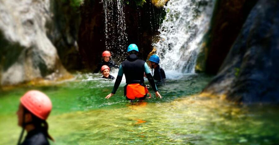 From Thessaloniki: Half-Day Canyoning Trip to Mount Olympus - Jumps, rock slides, pools, and rope descents