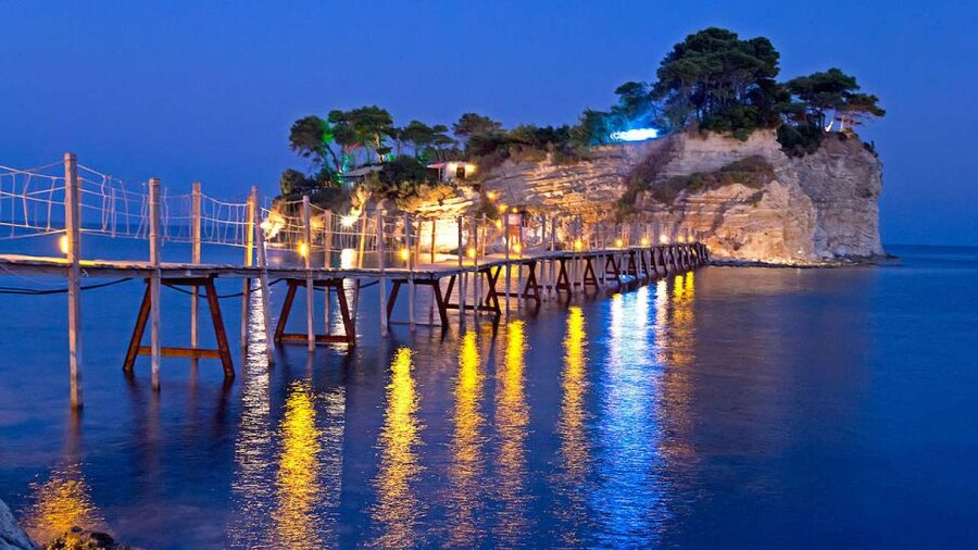 From Zakynthos: Sunset Tour to Agalas and Damianos Cave - Keri combines a mountain village with a popular seaside resort