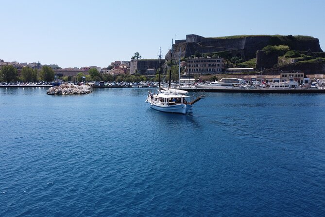 Full Day Cruise from Corfu in Classic Wooden Vessel, Swim & BBQ - Agios Stefanos and the final swim