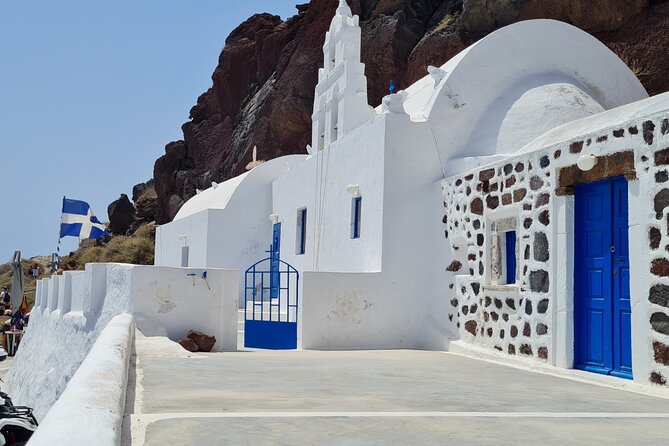 Full-Day Private Tour of Santorini Caldera & The Most Famous Sightseeing - Perissa Black Sand Beach for lunch and swimming